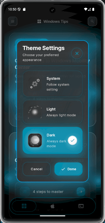 TechTips screen 3