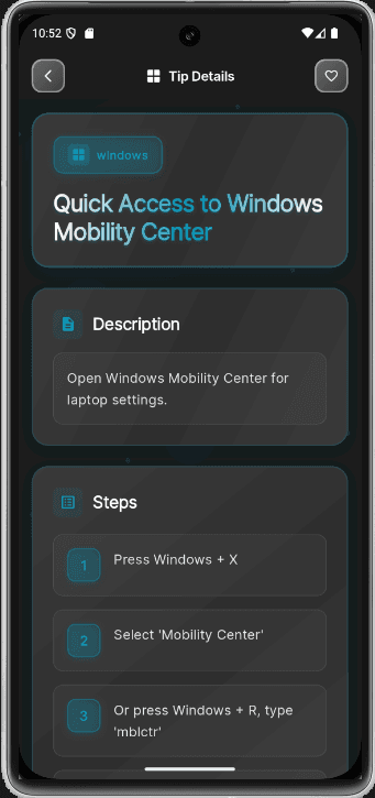 TechTips screen 5