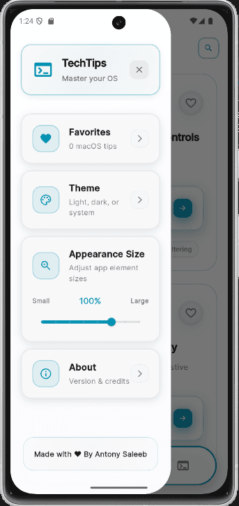 TechTips screen 8